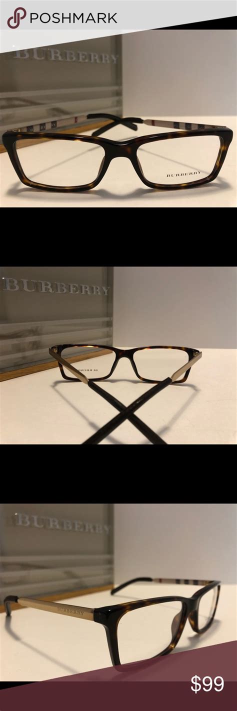 burberry eyeglass frames b2159-q 3002 54016 140|Burberry Authentic Havana Frame B2159.